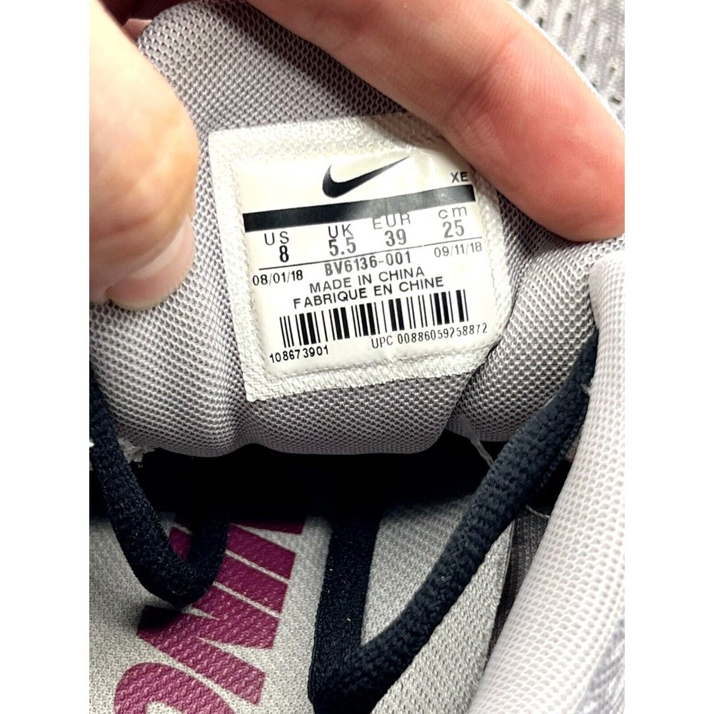Nike Zoom Winflo 5 Gray Running Shoes Sneakers Women's Size 8 BV6136-001 - Picture 11 of 12